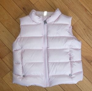 Ralph Lauren Soft Pink Bubble Down Vest